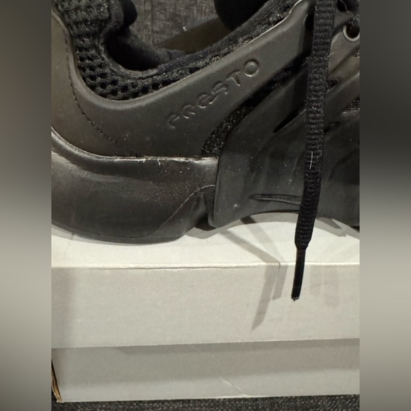 Nike Air Presto GS Triple Black Blackout 833875-003 Running Size 6y Womens 7.5 - Picture 13 of 15
